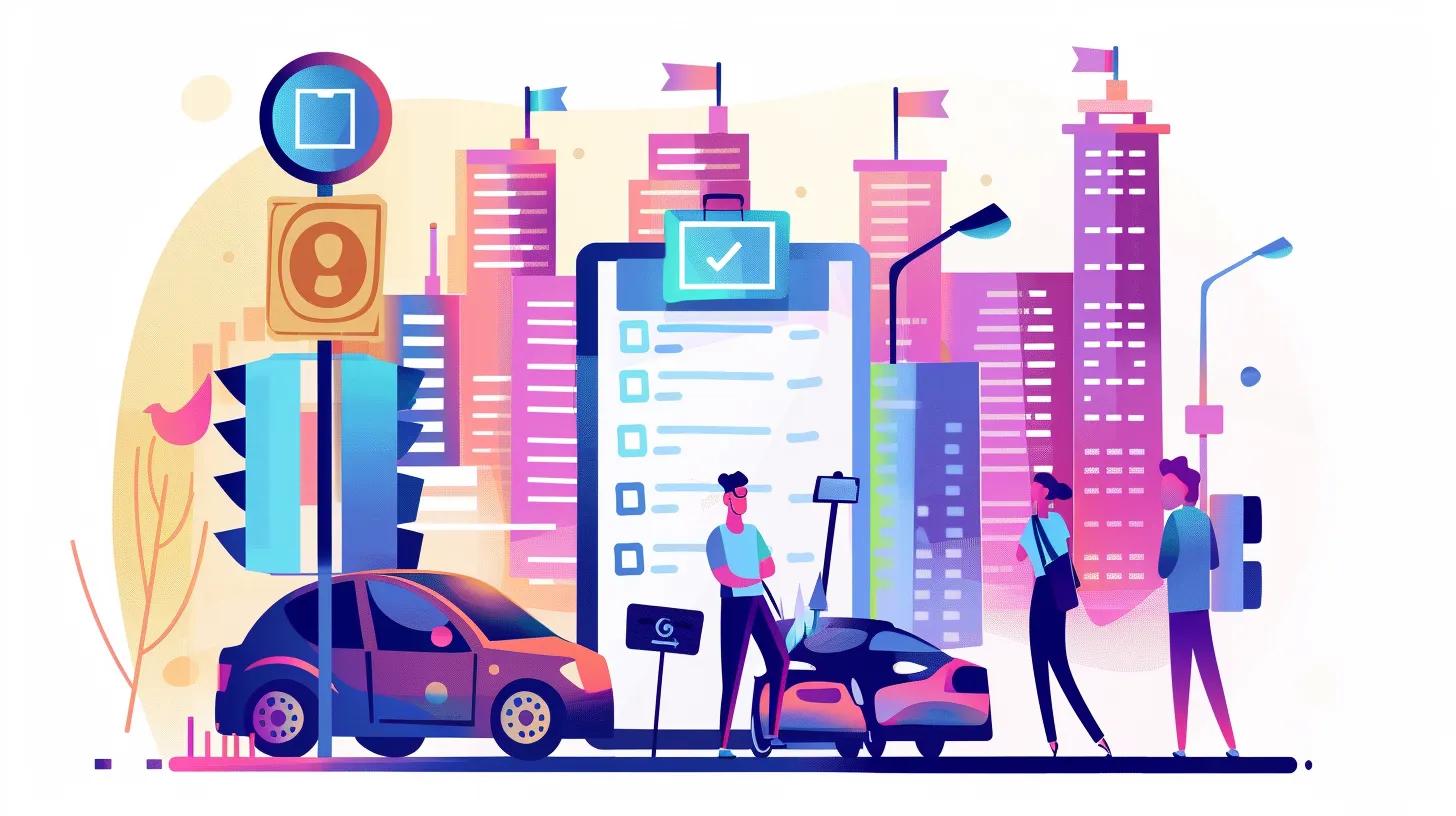Checklist of enrolment requirements for traffic control courses