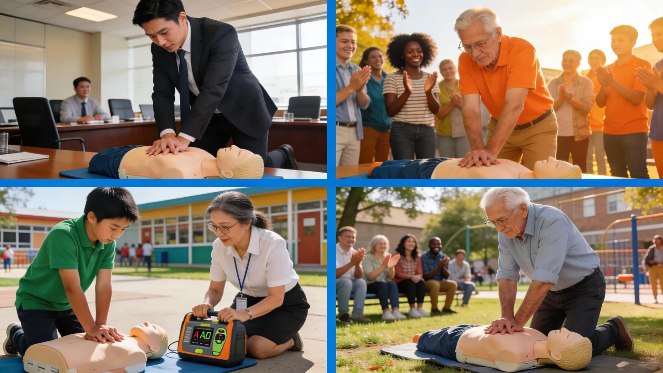 How to Enroll in CPR Certification Course Adelaide 2 Learners confidently practising CPR, demonstrating life‑saving skills
